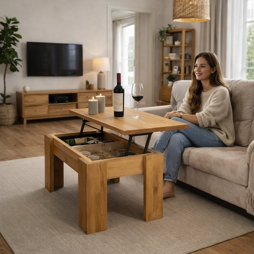 Mesa Elevable (opción vinoteca)
